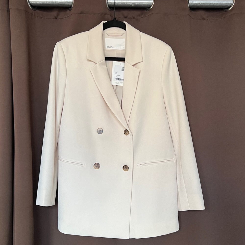 Oak + Fort Oversized Blazer